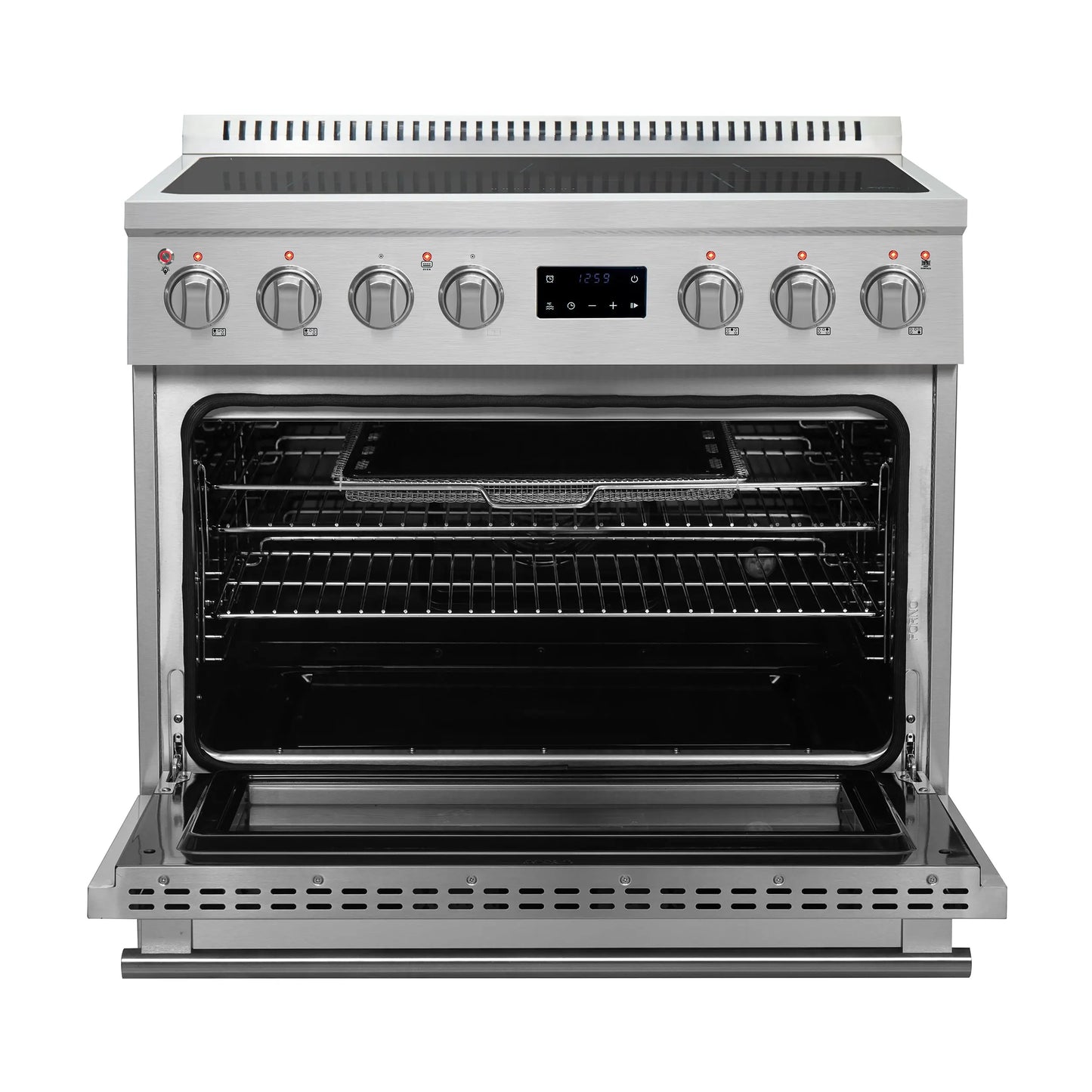 Forno Torino 36 Inch Induction Range with True Convection and Air Fry FORNO