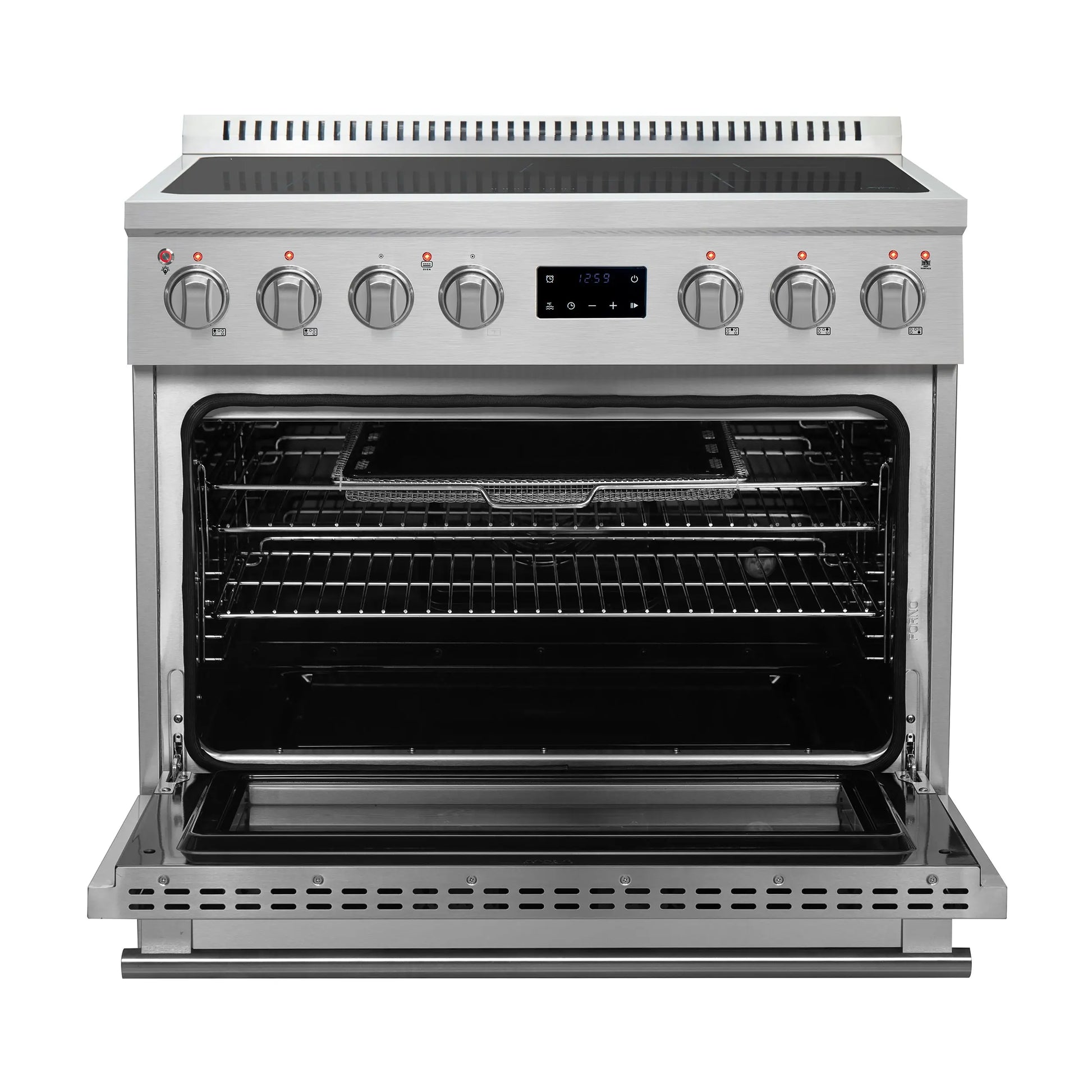 Forno Torino 36 Inch Induction Range with True Convection and Air Fry FORNO