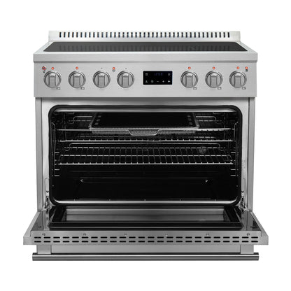Forno Torino 36 Inch Induction Range with True Convection and Air Fry FORNO