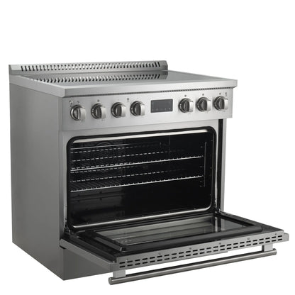 Forno Torino 36 Inch Induction Range with True Convection and Air Fry FORNO