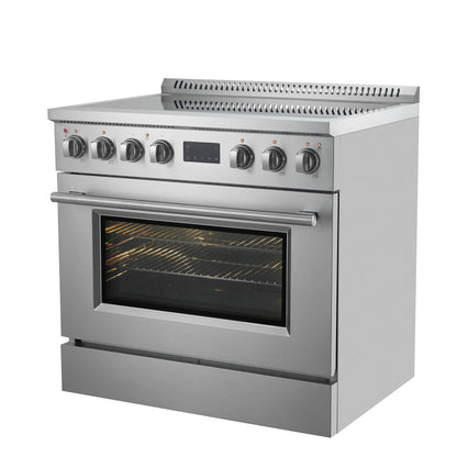 Forno Torino 36 Inch Induction Range with True Convection and Air Fry FORNO