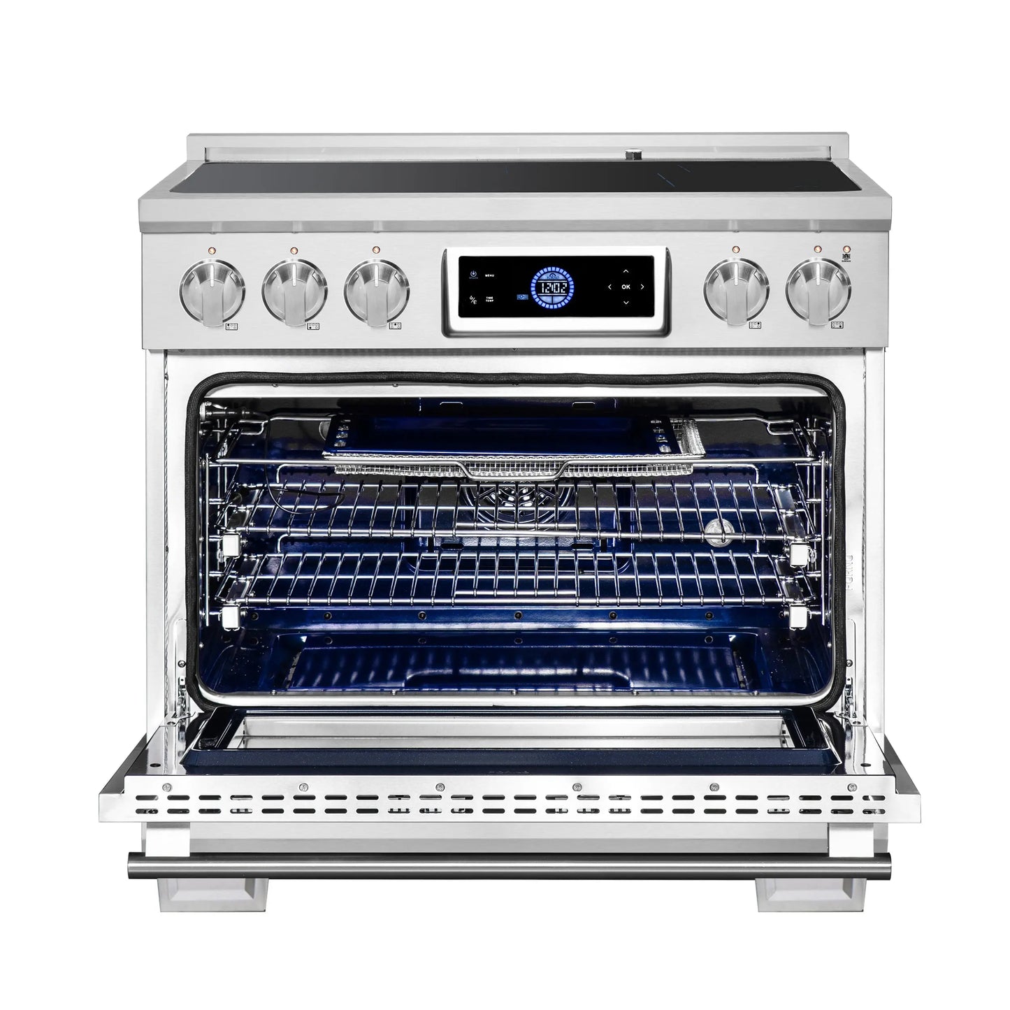 Forno Maximus 36 Inch Induction Range with Air Fryer FORNO