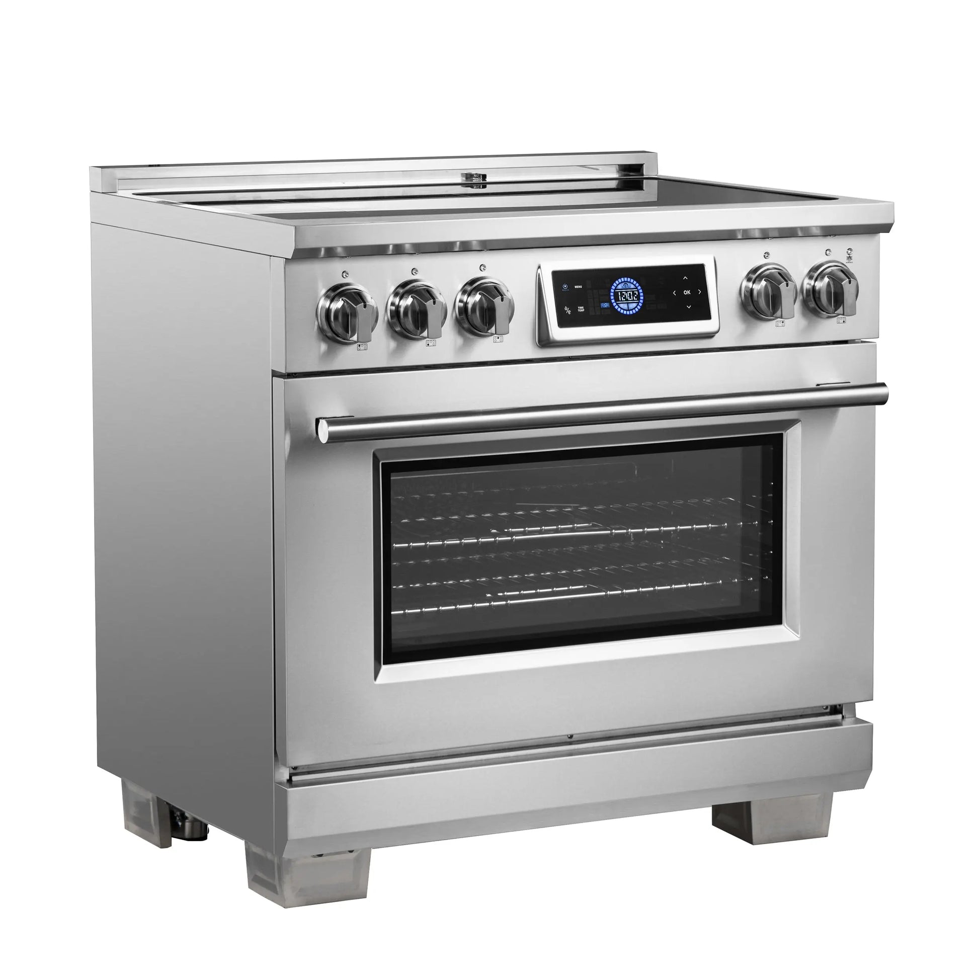 Forno Maximus 36 Inch Induction Range with Air Fryer FORNO