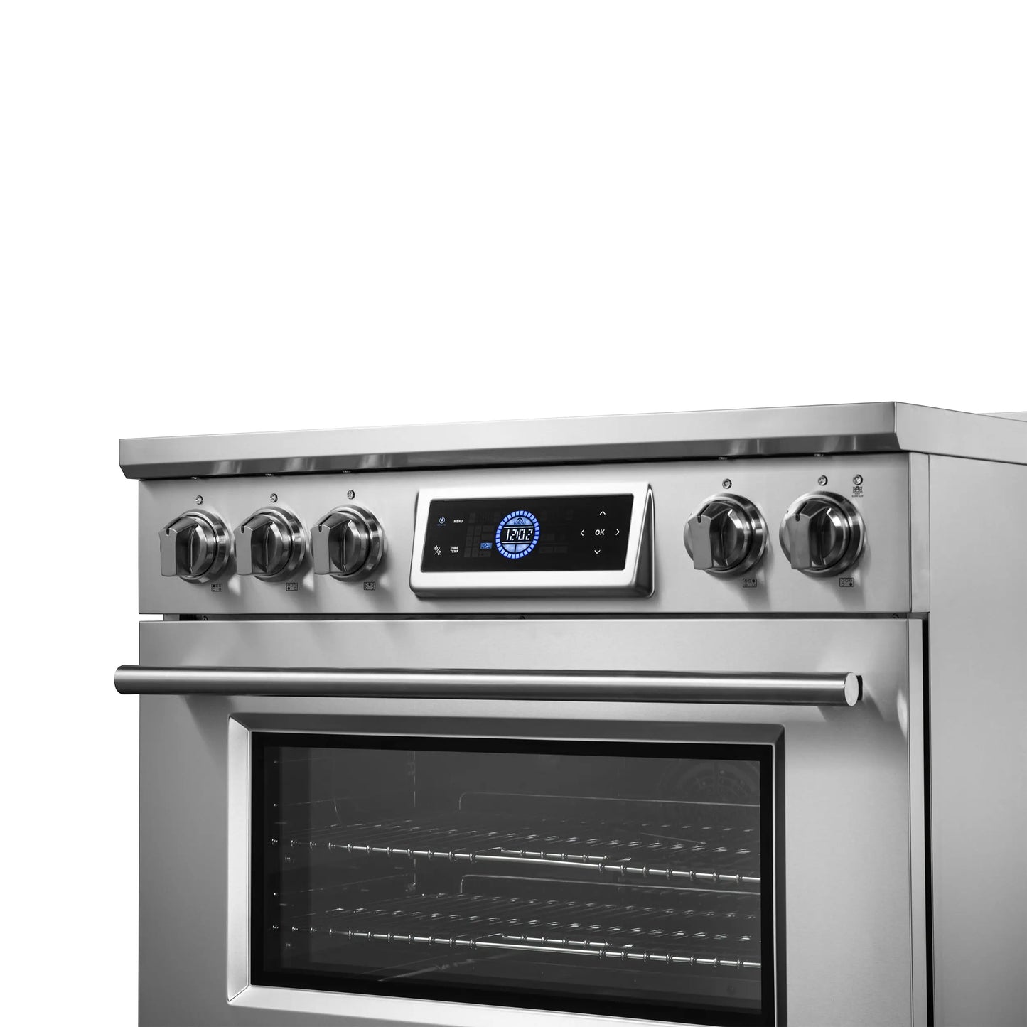 Forno Maximus 36 Inch Induction Range with Air Fryer FORNO