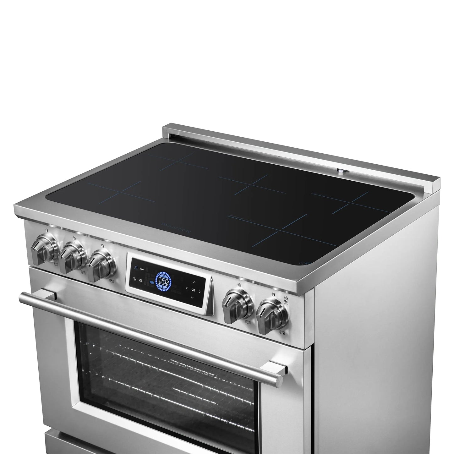 Forno Maximus 36 Inch Induction Range with Air Fryer FORNO
