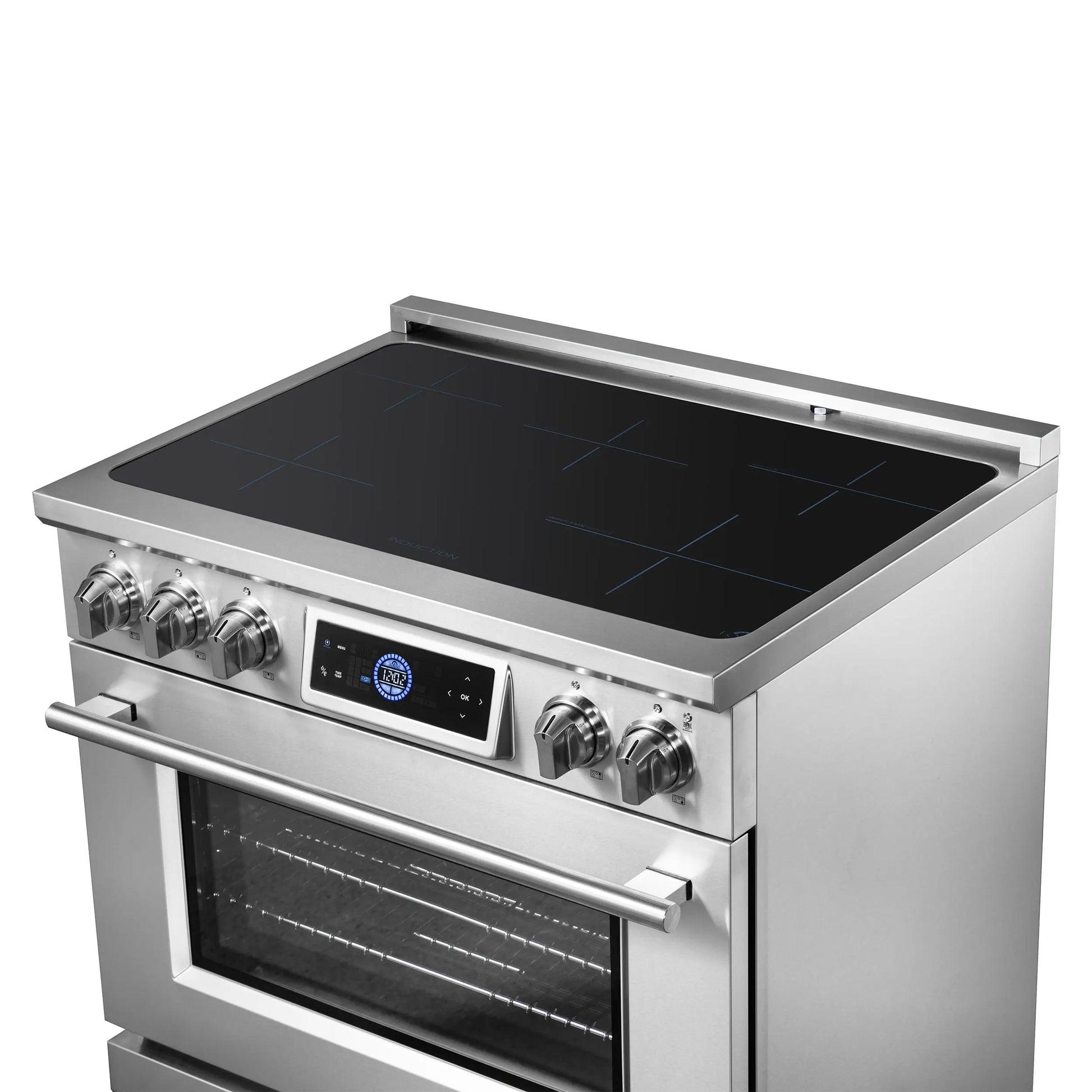 Forno Maximus 36 Inch Induction Range with Air Fryer FORNO