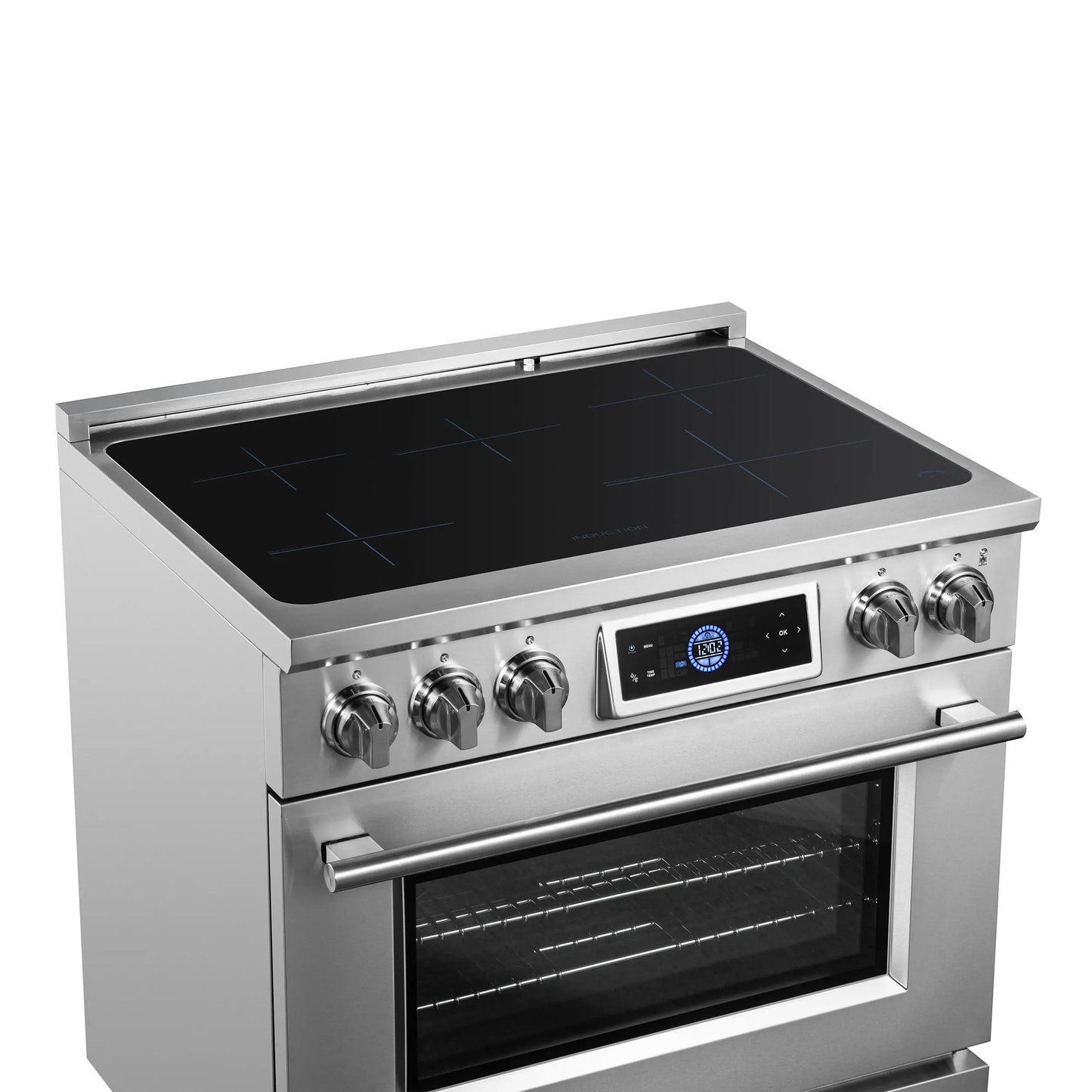 Forno Maximus 36 Inch Induction Range with Air Fryer FORNO