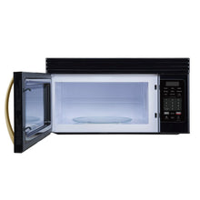 Forno Scalo 30-Inch Over the Range Microwave, Black – 1.6 cu.ft, 300 CFM Vent, Touch Control, LED Light FORNO