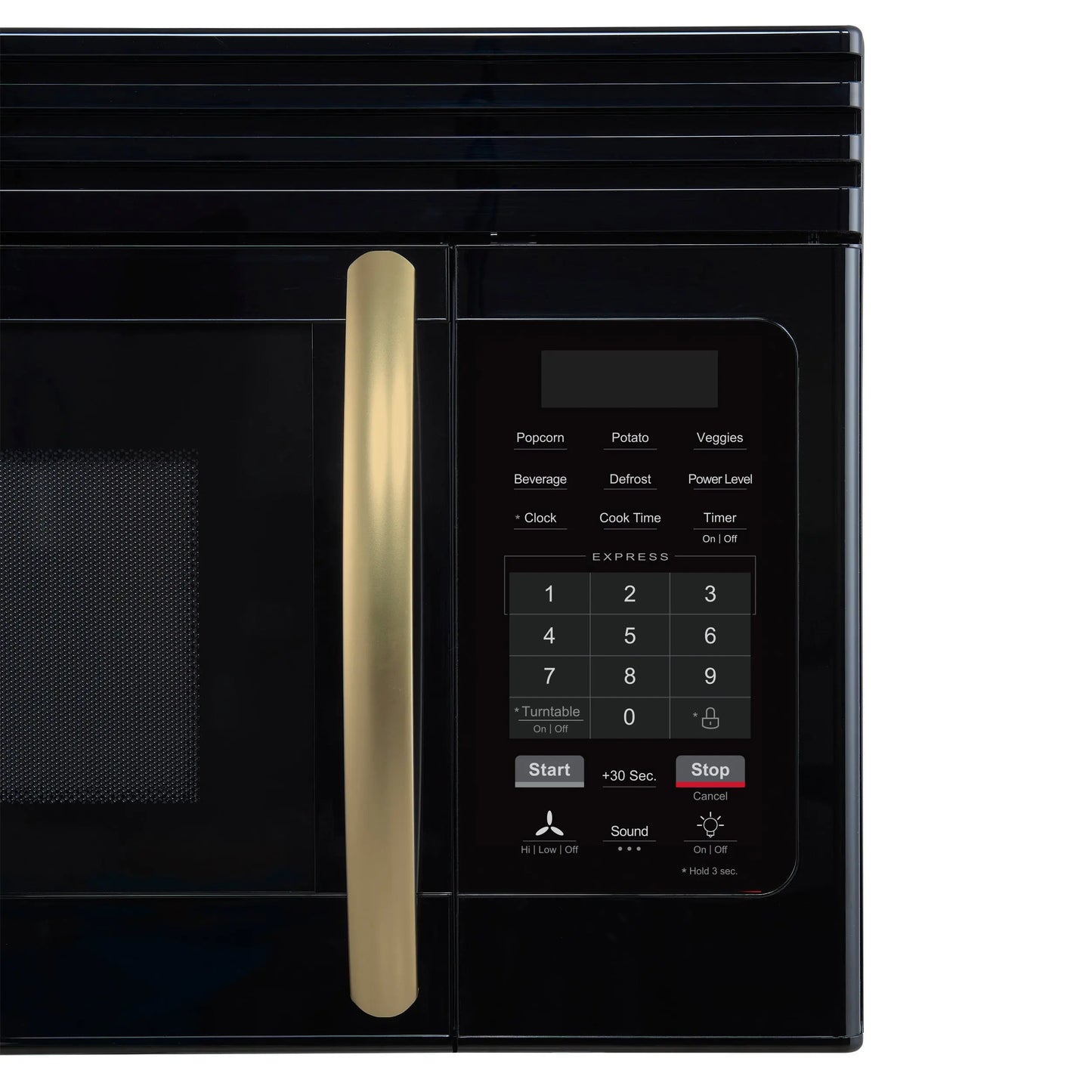 Forno Scalo 30-Inch Over the Range Microwave, Black – 1.6 cu.ft, 300 CFM Vent, Touch Control, LED Light FORNO