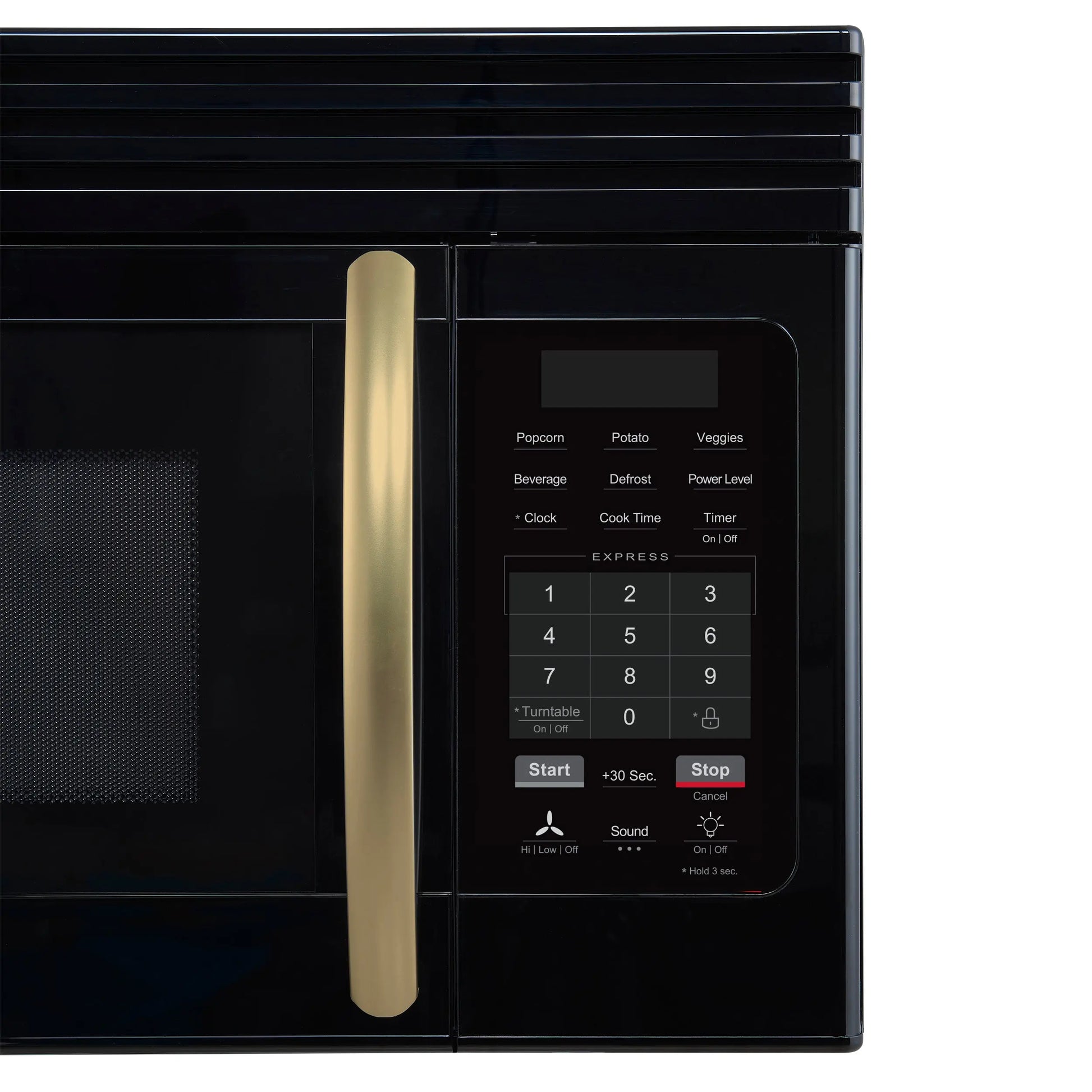 Forno Scalo 30-Inch Over the Range Microwave, Black – 1.6 cu.ft, 300 CFM Vent, Touch Control, LED Light FORNO