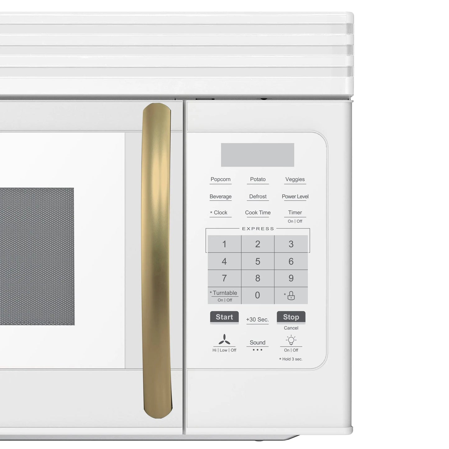 Forno Scalo 30-Inch Over the Range Microwave, White – 1.6 cu.ft, 300 CFM Vent, Touch Control, LED Light FORNO