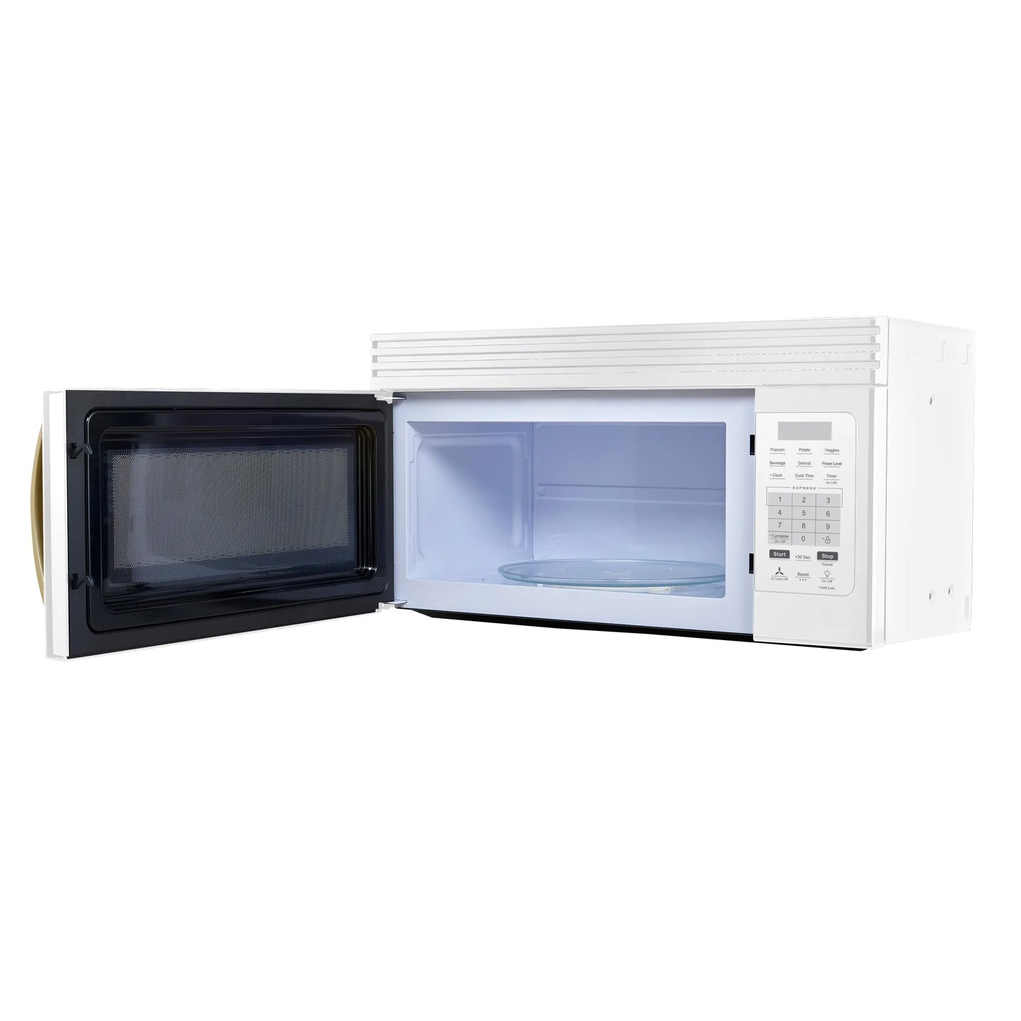 Forno Scalo 30-Inch Over the Range Microwave, White – 1.6 cu.ft, 300 CFM Vent, Touch Control, LED Light FORNO