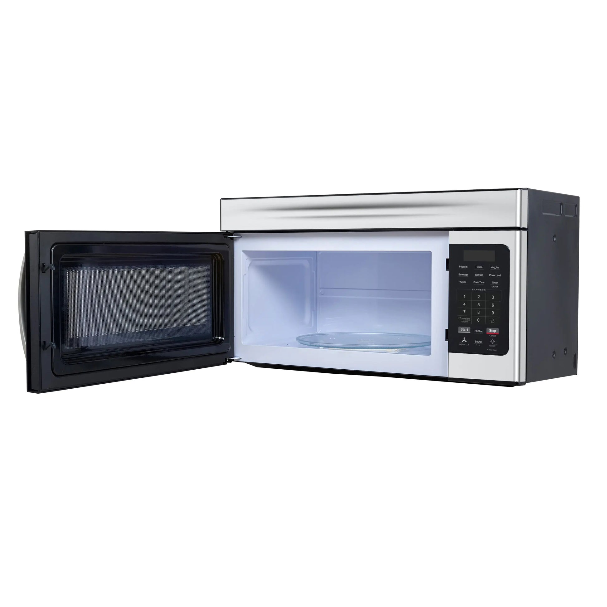 Forno Scalo 30-Inch Over the Range Microwave, Stainless Steel – 1.6 cu.ft, 300 CFM Vent, Touch Control, LED Light FORNO