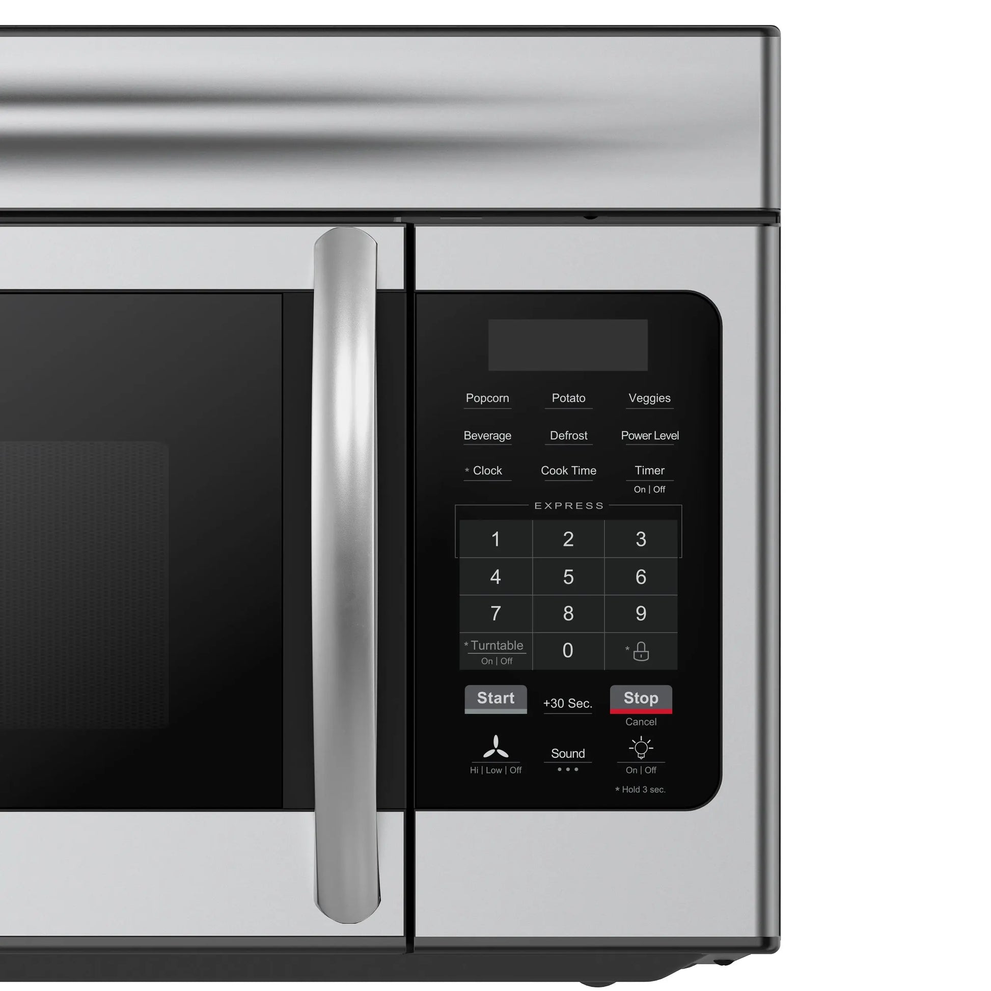 Forno Scalo 30-Inch Over the Range Microwave, Stainless Steel – 1.6 cu.ft, 300 CFM Vent, Touch Control, LED Light FORNO