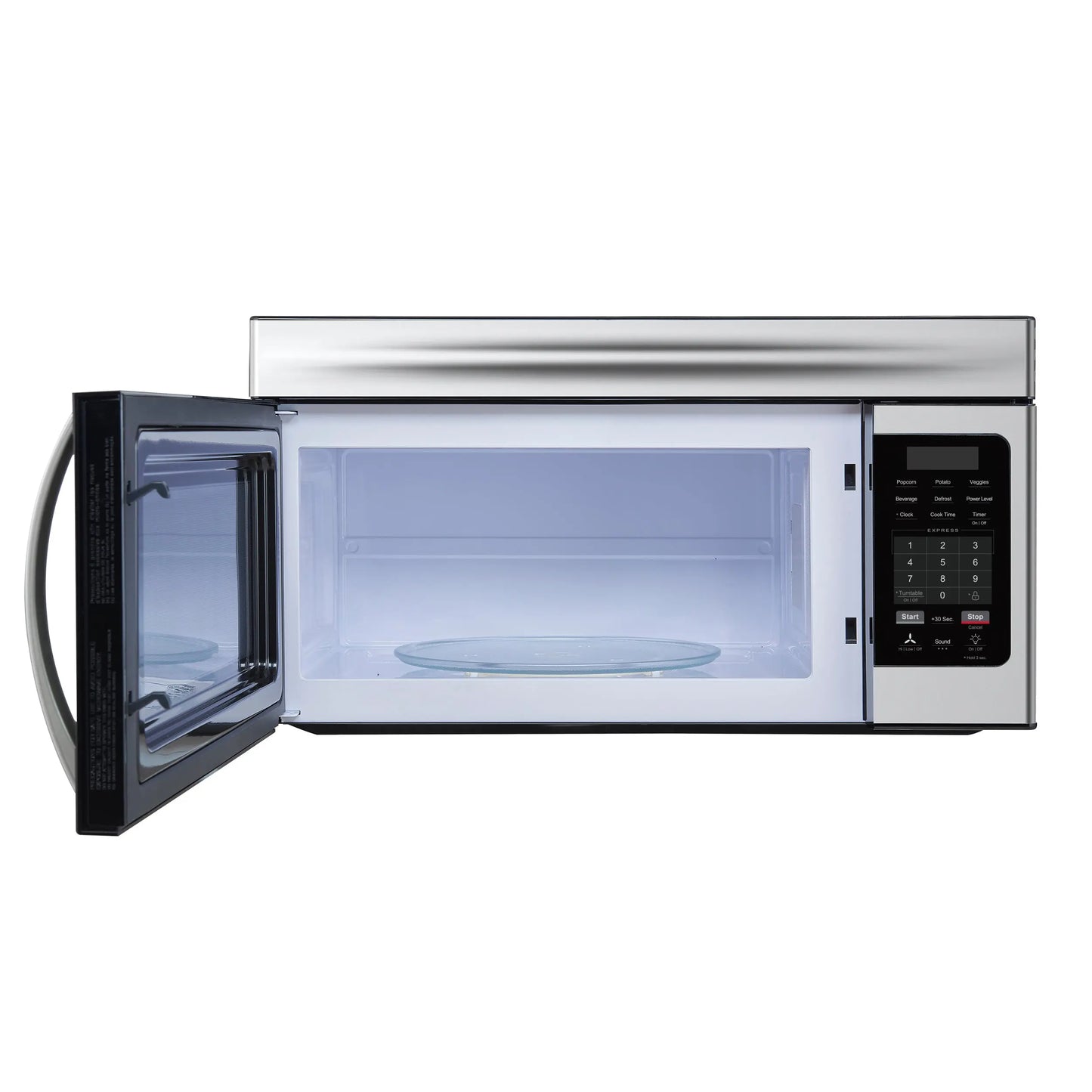 Forno Scalo 30-Inch Over the Range Microwave, Stainless Steel – 1.6 cu.ft, 300 CFM Vent, Touch Control, LED Light FORNO