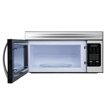 Forno Scalo 30-Inch Over the Range Microwave, Stainless Steel – 1.6 cu.ft, 300 CFM Vent, Touch Control, LED Light FORNO