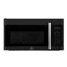 Forno Fornace 30-Inch Over the Range Convection Microwave, Black – 1.5 cu.ft, 300 CFM Vent, Touch Control, LED Light FORNO