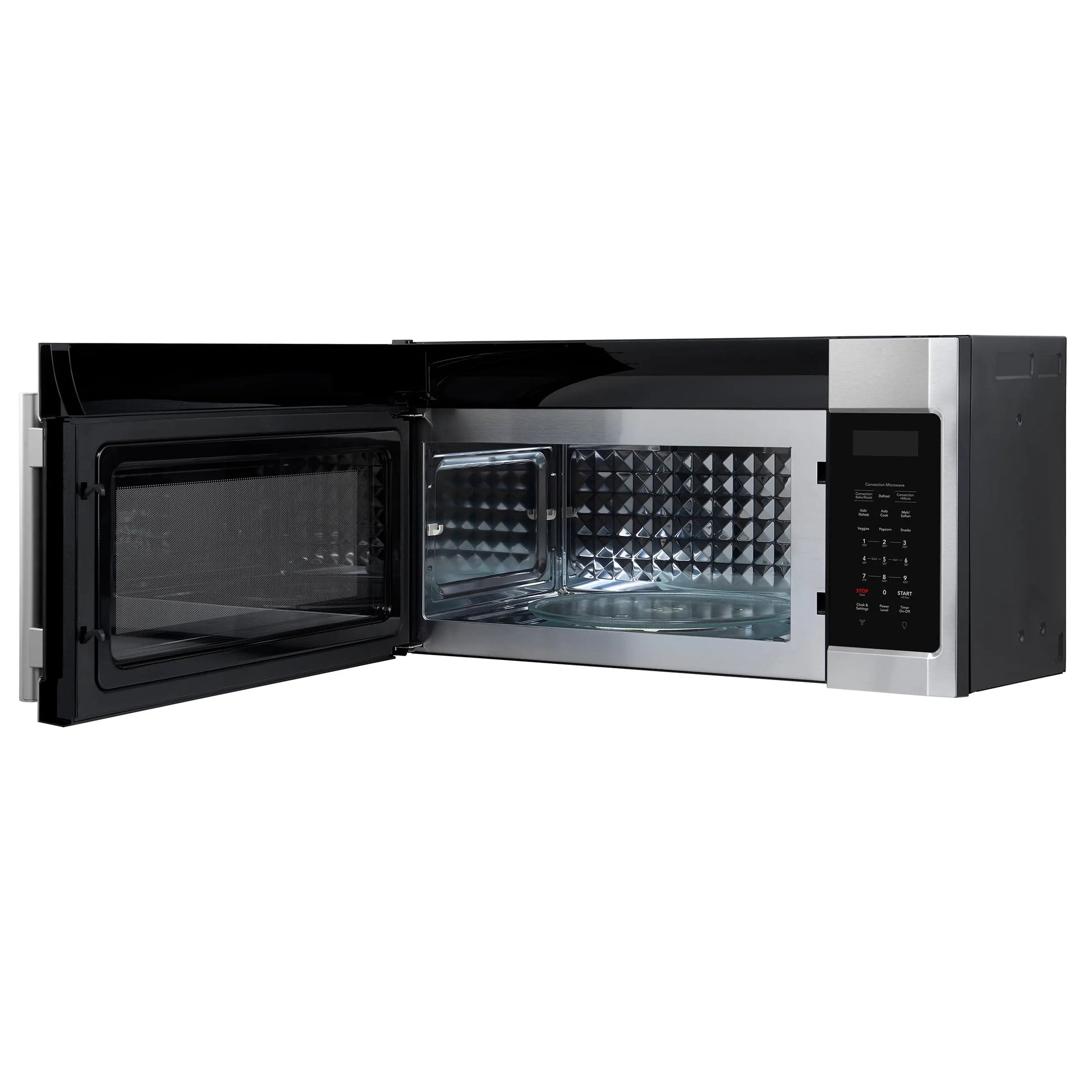 Forno Fornace 30-Inch Over the Range Convection Microwave, Stainless Steel – 1.5 cu.ft, 300 CFM Vent, Touch Control, LED Light FORNO