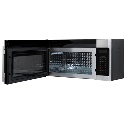Forno Fornace 30-Inch Over the Range Convection Microwave, Stainless Steel – 1.5 cu.ft, 300 CFM Vent, Touch Control, LED Light FORNO