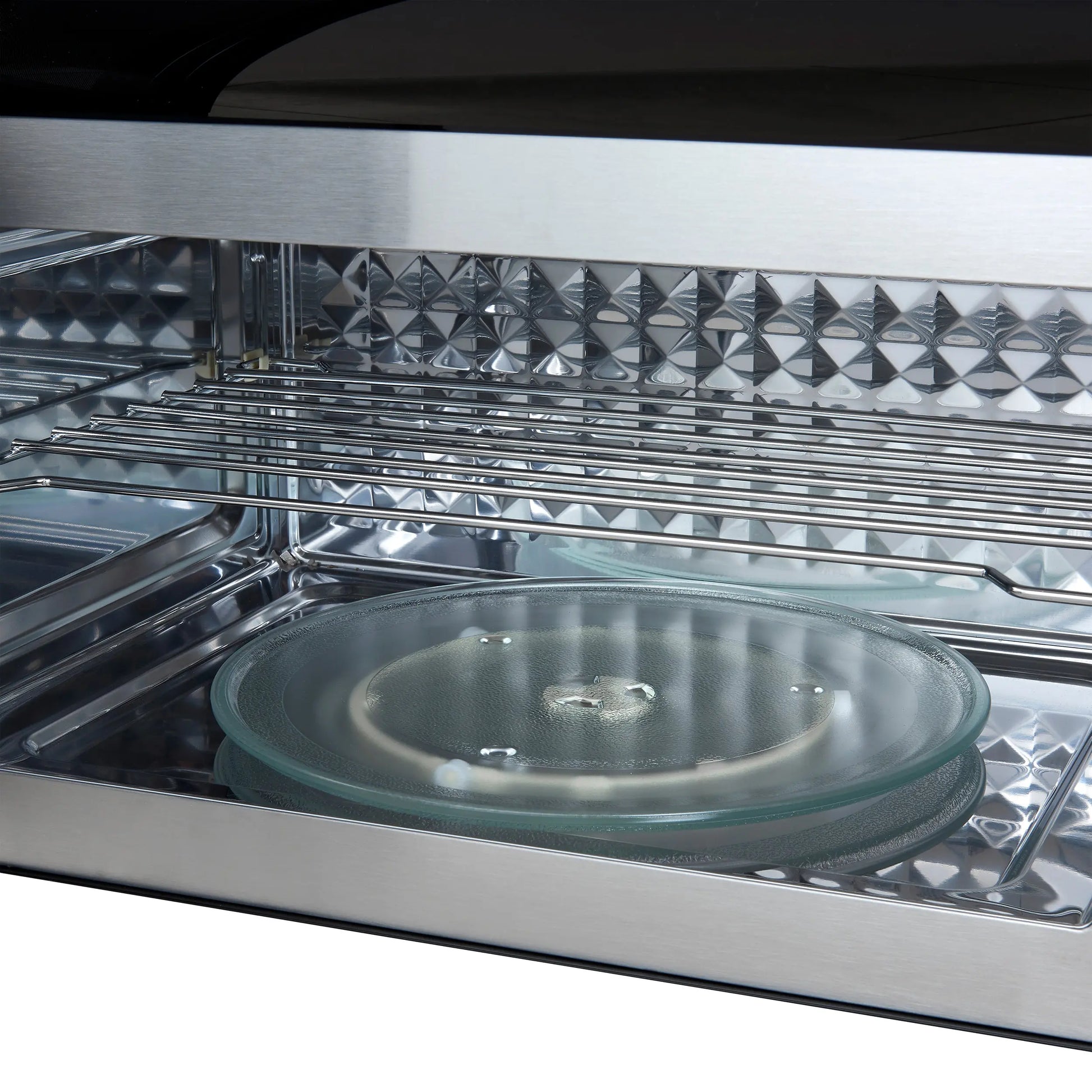 Forno Fornace 30-Inch Over the Range Convection Microwave, Stainless Steel – 1.5 cu.ft, 300 CFM Vent, Touch Control, LED Light FORNO