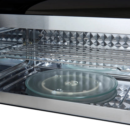 Forno Fornace 30-Inch Over the Range Convection Microwave, Stainless Steel – 1.5 cu.ft, 300 CFM Vent, Touch Control, LED Light FORNO