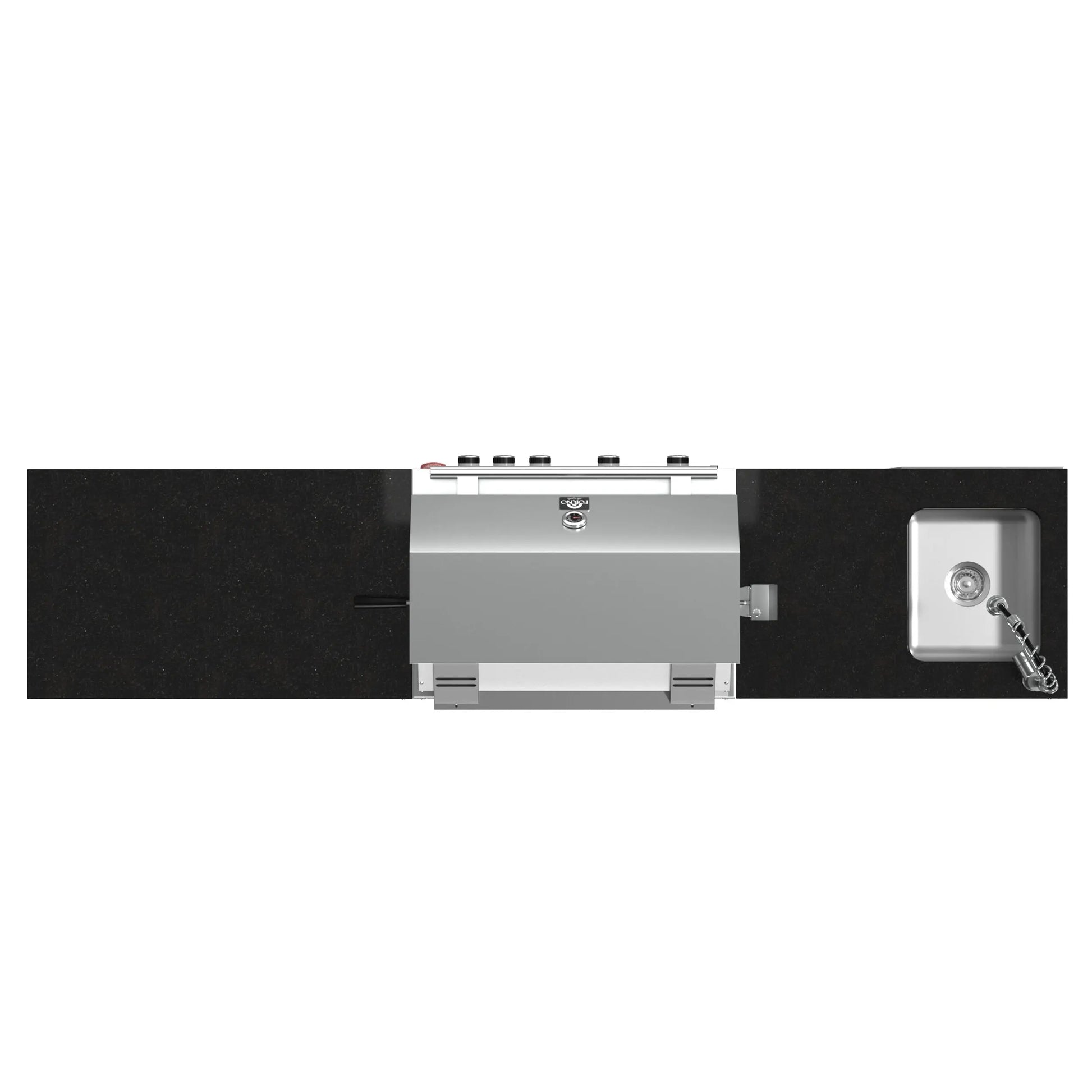 FORNO Bulnes 30-Inch BBQ, 60,000 BTU, 3 Burners with Sear & Rotisserie Infrared Burners, Stainless Steel Outdoor Kitchen FORNO