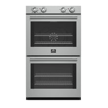 Forno Vomero 30-Inch Double Wall Oven, Stainless Steel, 10 cu.ft Total Capacity, 7100W Convection, Mechanical Controls, Self-Cleaning Function FORNO