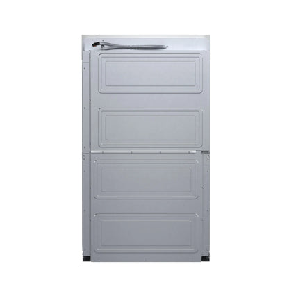 Forno Asti 30-Inch Double Electric Wall Oven with Upper French Doors in Stainless Steel, 7.36 cu. ft. FORNO