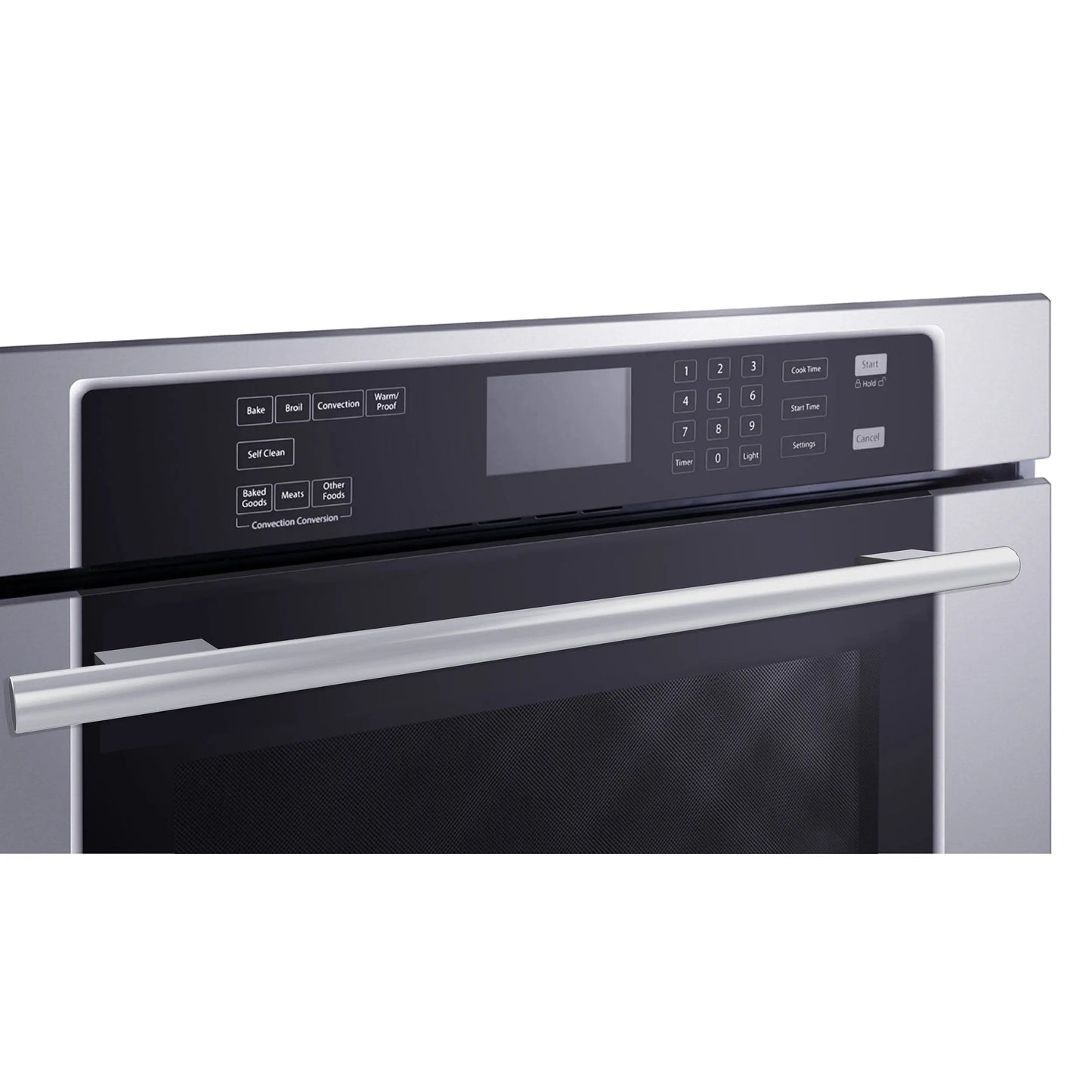 Forno Villarosa 30-Inch Electric Wall Oven, Stainless Steel, 5.0 cu.ft Capacity, Air Fry, Steam Cleaning, Glass Touch Controls FORNO