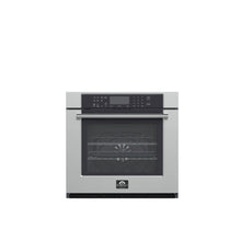 Forno Villarosa 30-Inch Electric Wall Oven, Stainless Steel, 5.0 cu.ft Capacity, Air Fry, Steam Cleaning, Glass Touch Controls FORNO