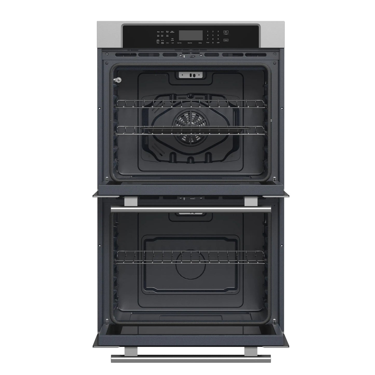 Forno Villarosa 30-Inch Built-In Double Wall Oven, Stainless Steel, Convection Cooking, Touch Control Panel, Self-Cleaning Function FORNO