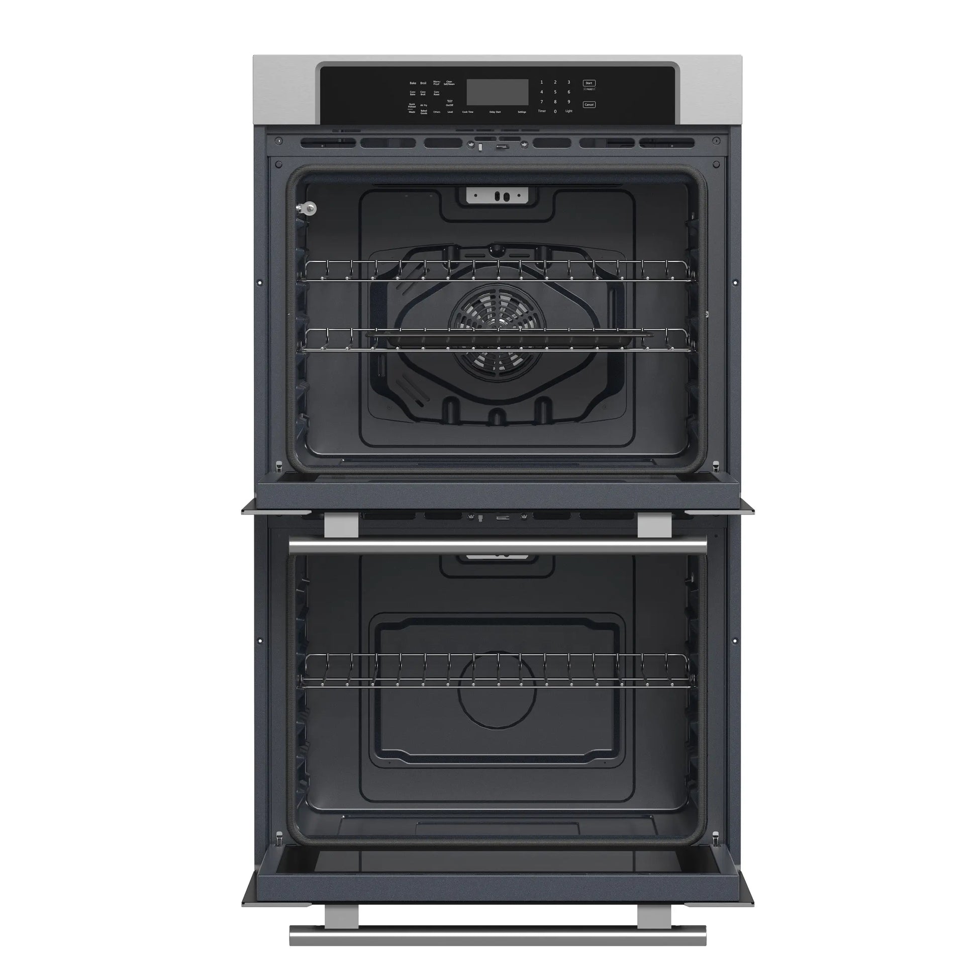 Forno Villarosa 30-Inch Built-In Double Wall Oven, Stainless Steel, Convection Cooking, Touch Control Panel, Self-Cleaning Function FORNO