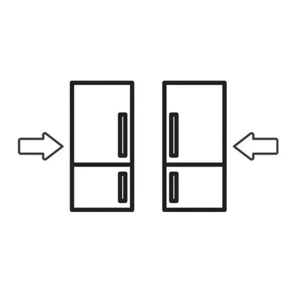 Fulgor Milano 48 inch Column Set F7SRC24S1R-F7SFC24S1L