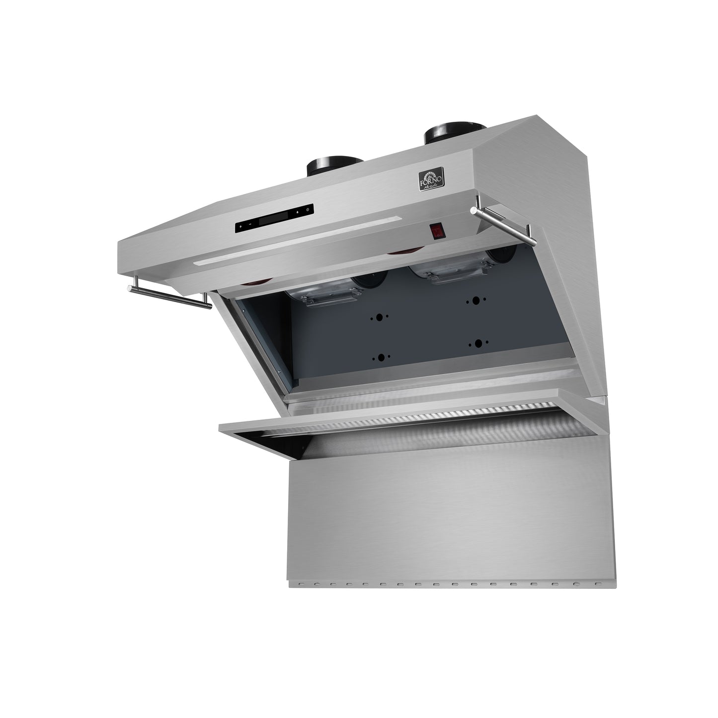 Forno Savona 36-Inch Wall Mount Range Hood, Baffle Filters, Backsplash Included FORNO