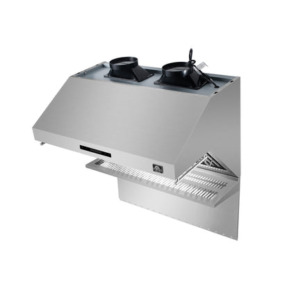 Forno Savona 36-Inch Wall Mount Range Hood, Baffle Filters, Backsplash Included FORNO