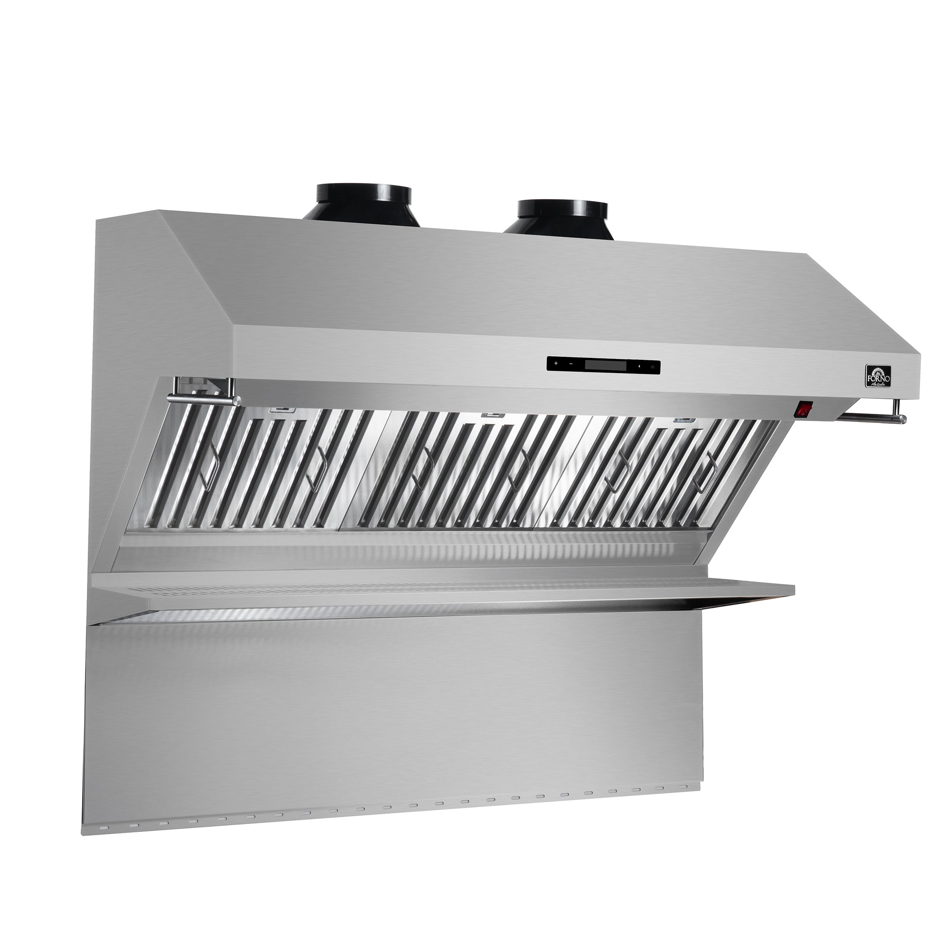 Forno Savona 48-Inch Wall Mount Range Hood, Baffle Filters, Backsplash Included FORNO