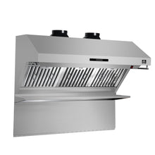 Forno Savona 48-Inch Wall Mount Range Hood, Baffle Filters, Backsplash Included FORNO