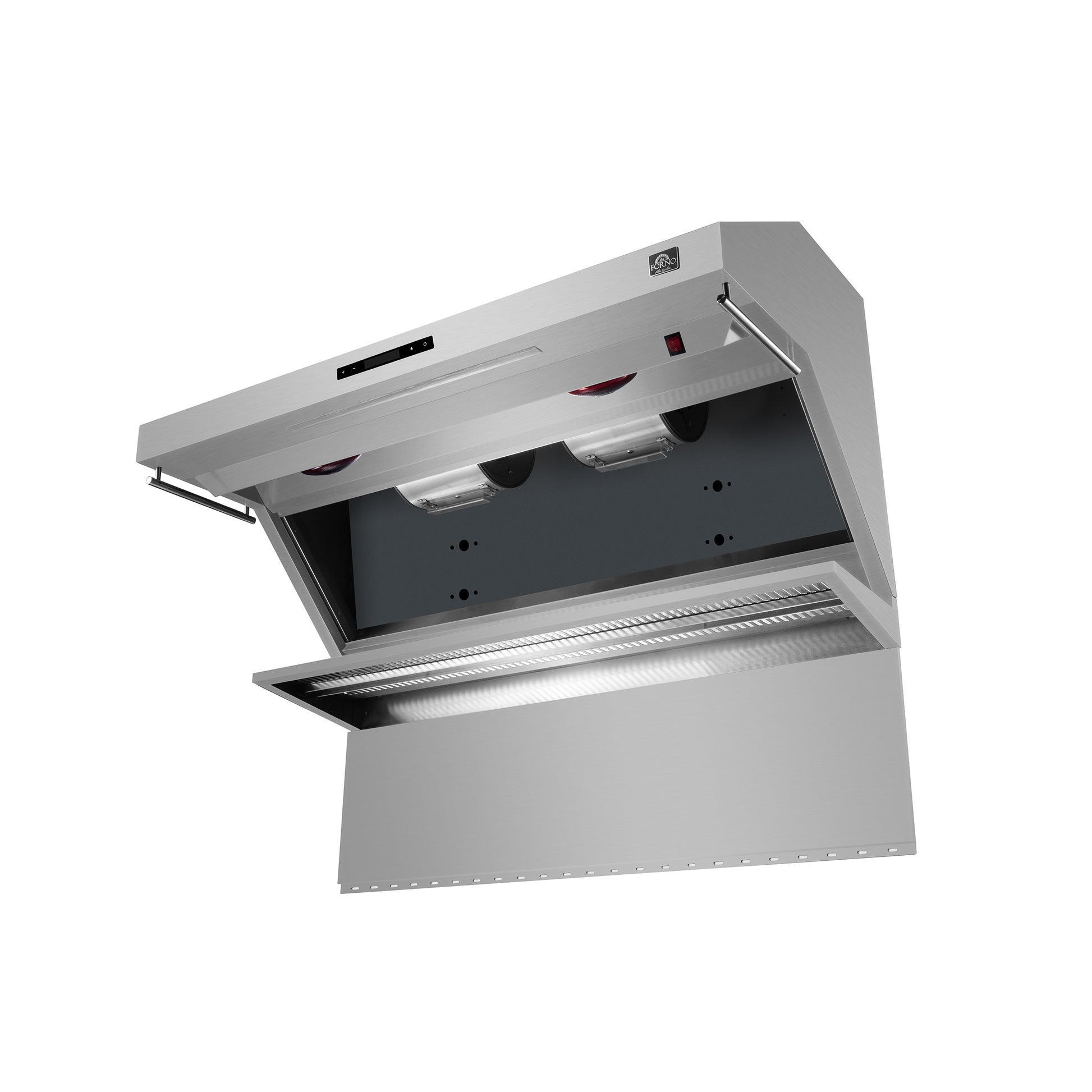 Forno Savona 48-Inch Wall Mount Range Hood, Baffle Filters, Backsplash Included FORNO