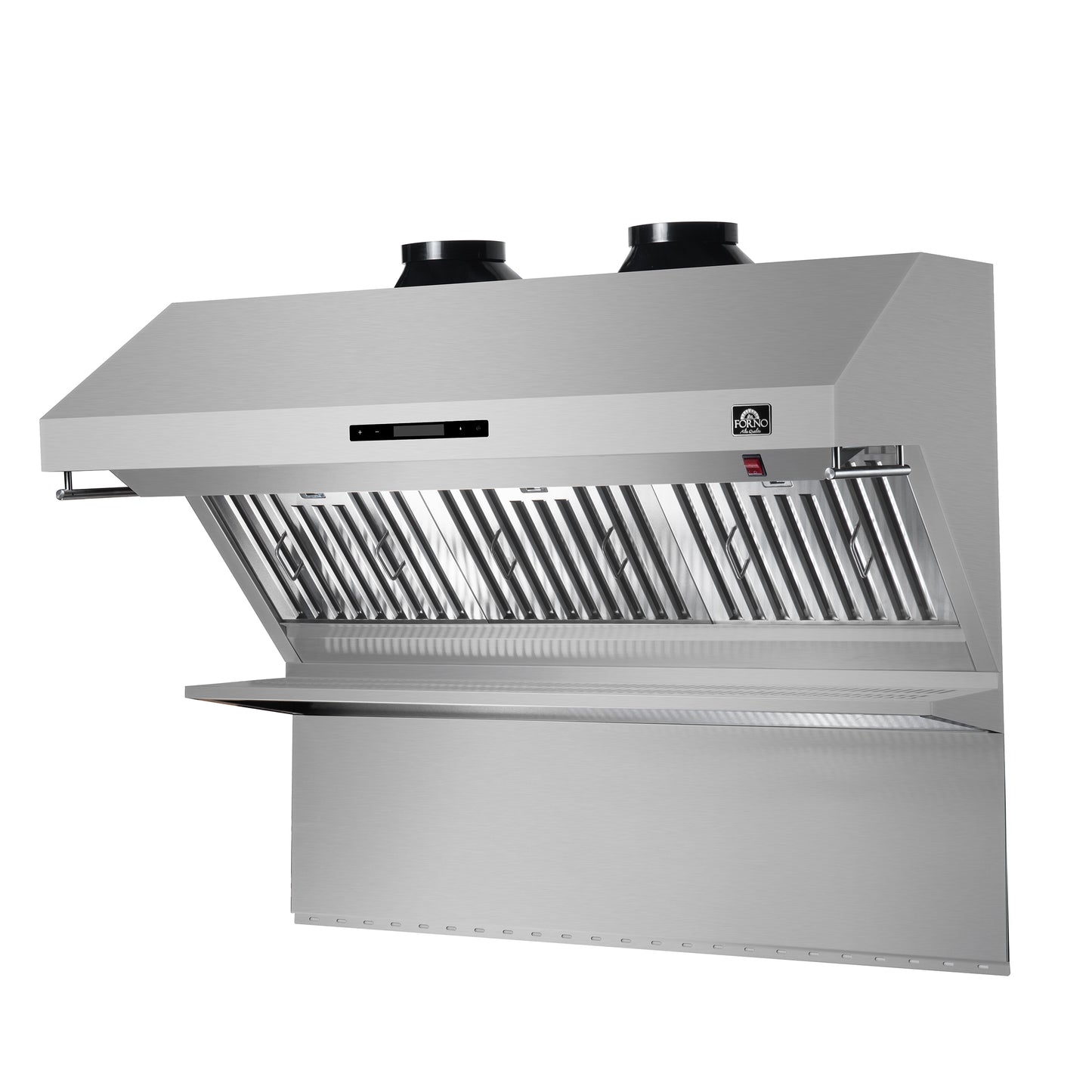 Forno Savona 48-Inch Wall Mount Range Hood, Baffle Filters, Backsplash Included FORNO