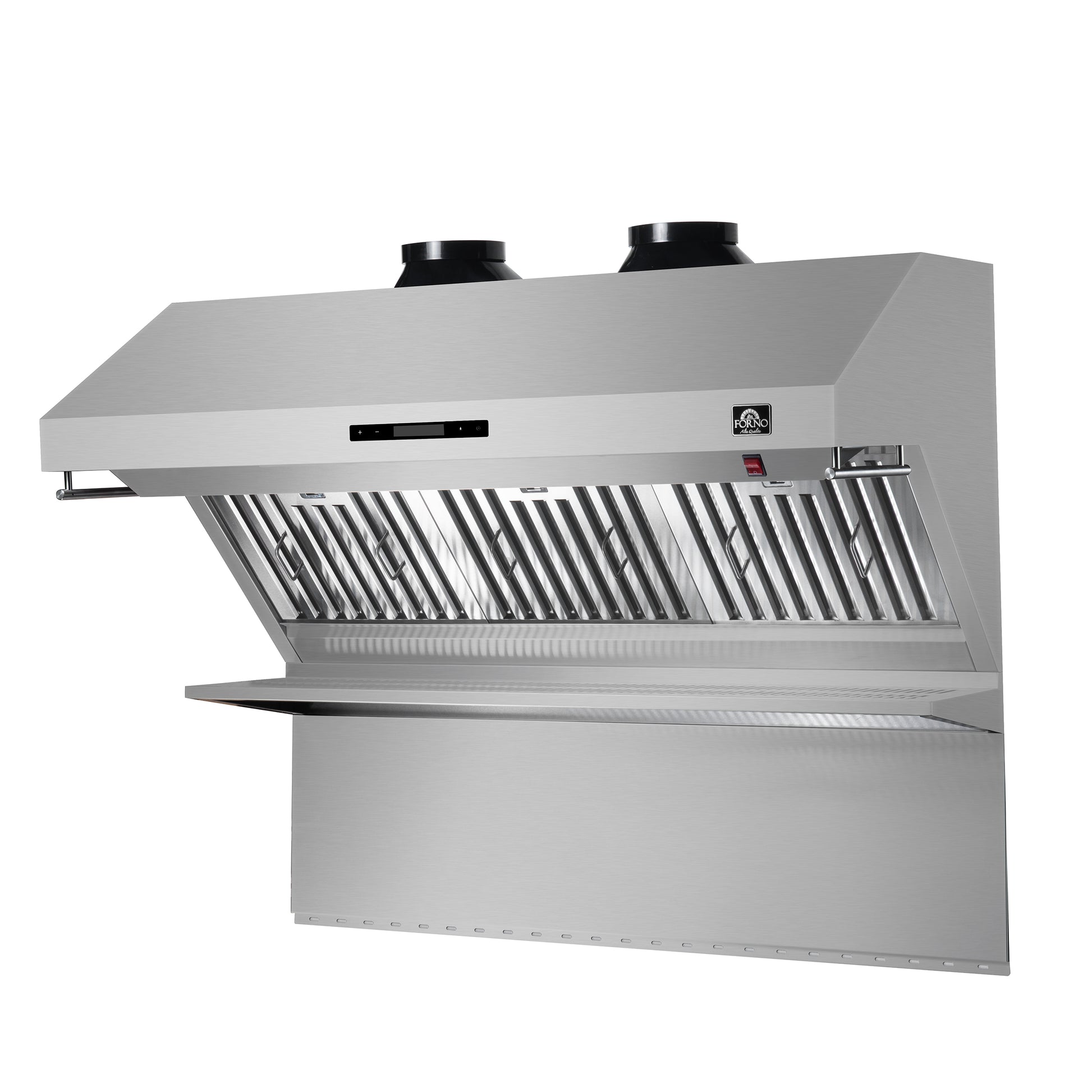 Forno Savona 48-Inch Wall Mount Range Hood, Baffle Filters, Backsplash Included FORNO