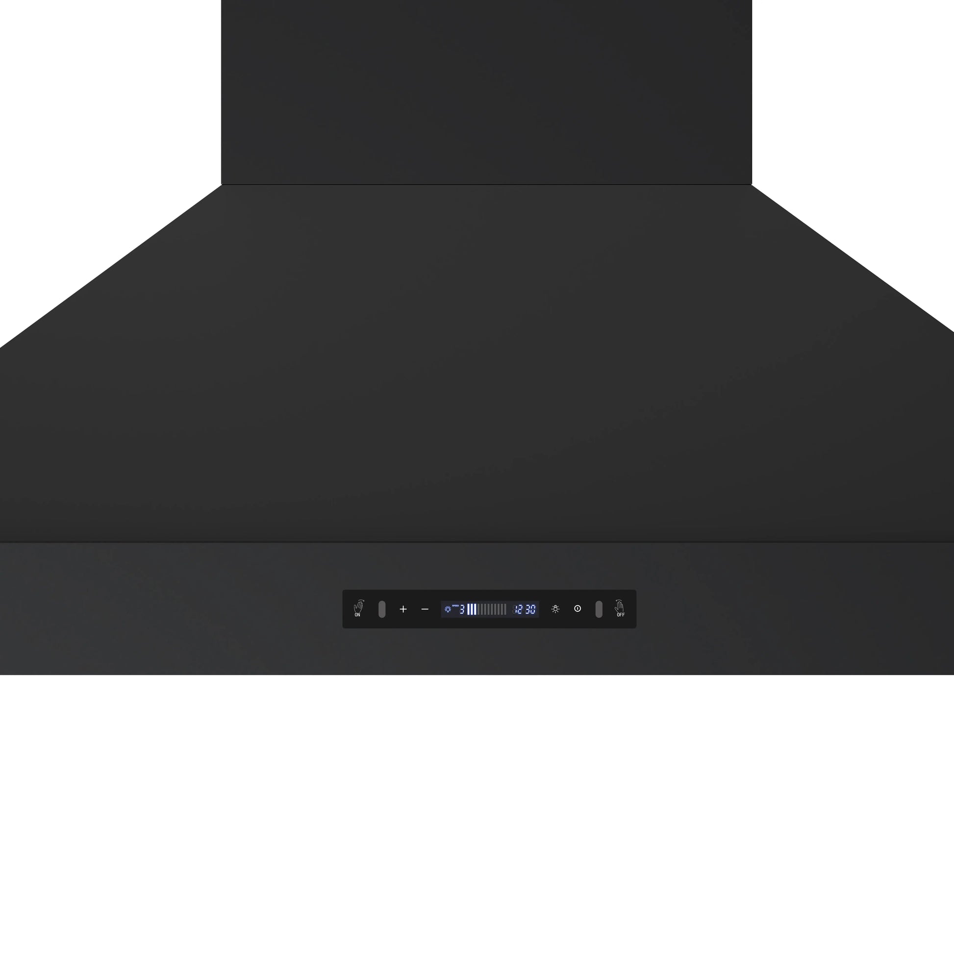 Forno Venezia 48 Inch Wall-Mounted Range Hood in Black with Antique Brass Accessories, Touch Controls and Baffle Filters FORNO