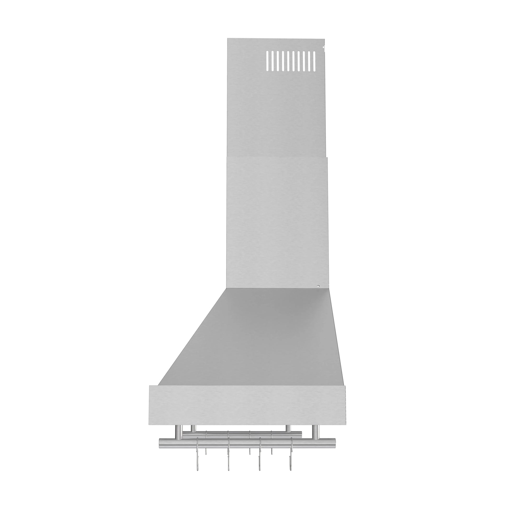 Forno Venezia 48 Inch Wall-Mounted Range Hood in White with Antique Brass Accessories, Touch Controls and Baffle Filters FORNO