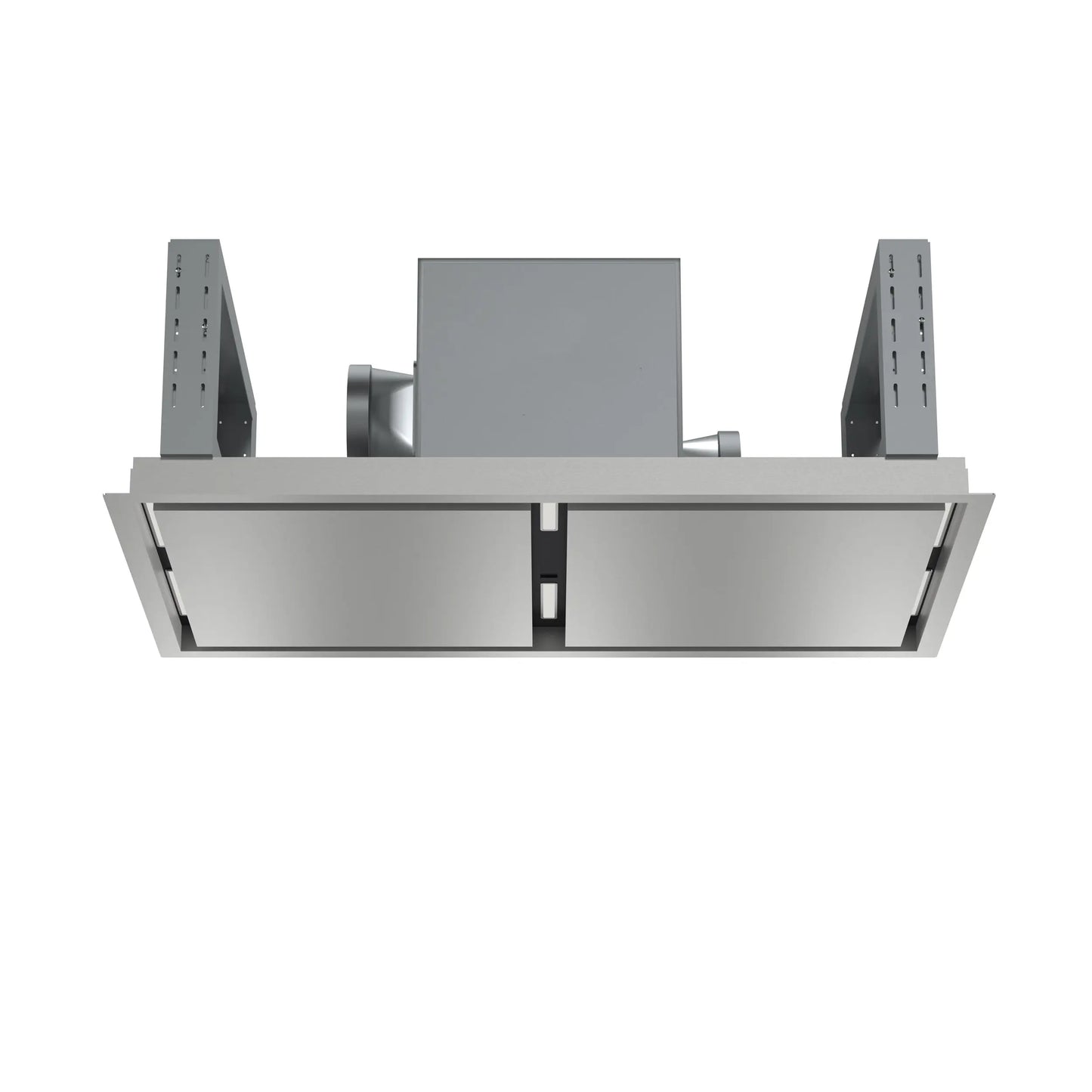 FORNO Arezzo 44-Inch Recessed Ceiling Range Hood, Dual Motors, 1200 CFM, Hybrid Filters, Remote Control FORNO
