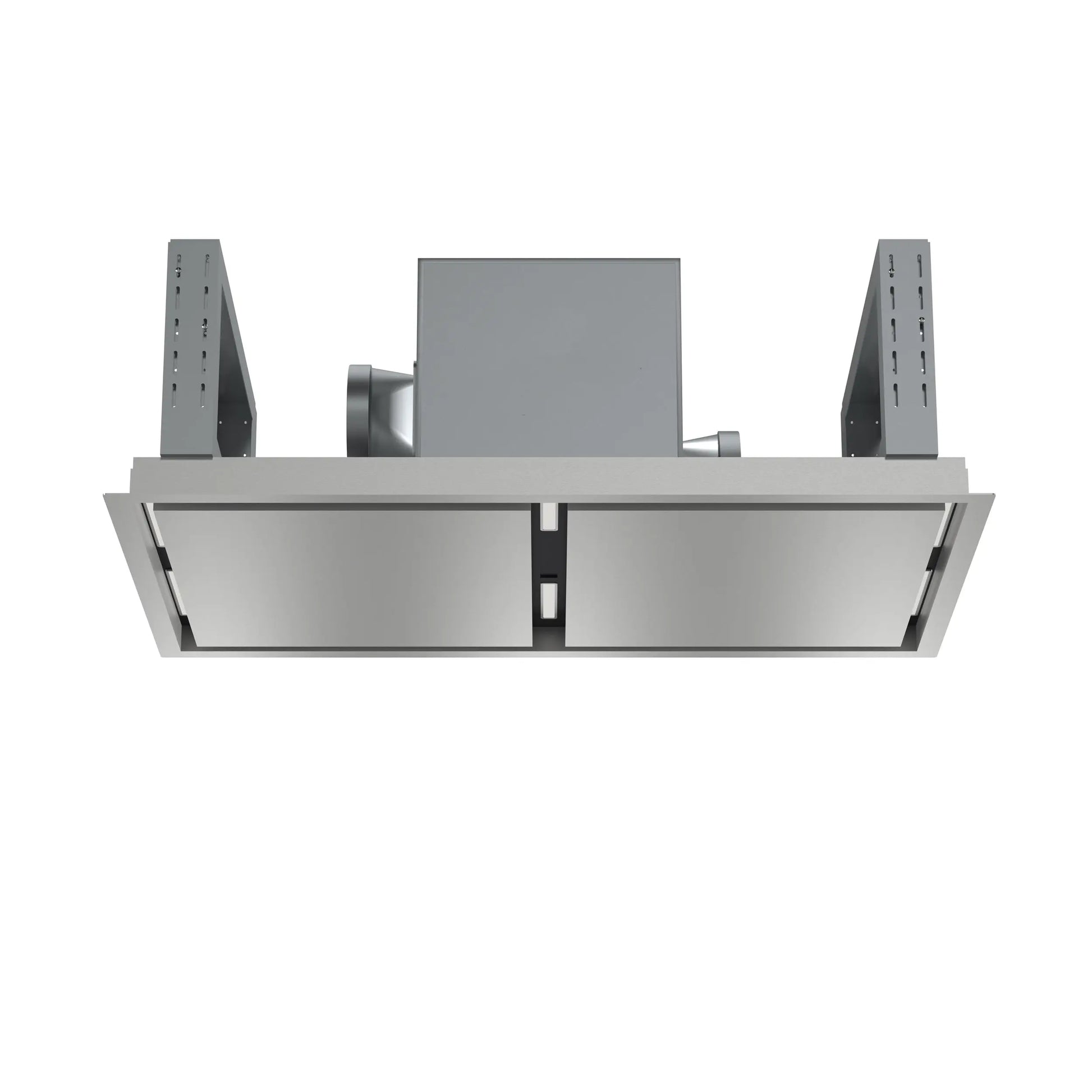 FORNO Arezzo 44-Inch Recessed Ceiling Range Hood, Dual Motors, 1200 CFM, Hybrid Filters, Remote Control FORNO