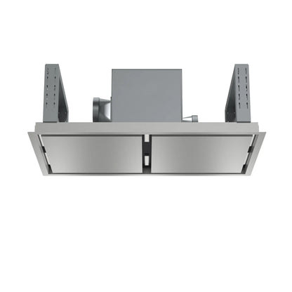 FORNO Arezzo 44-Inch Recessed Ceiling Range Hood, Dual Motors, 1200 CFM, Hybrid Filters, Remote Control FORNO