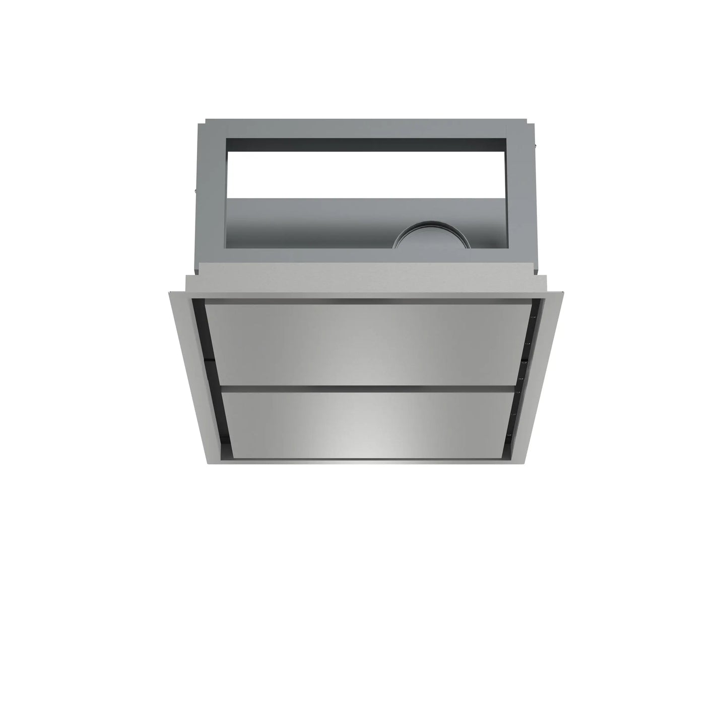 FORNO Arezzo 44-Inch Recessed Ceiling Range Hood, Dual Motors, 1200 CFM, Hybrid Filters, Remote Control FORNO