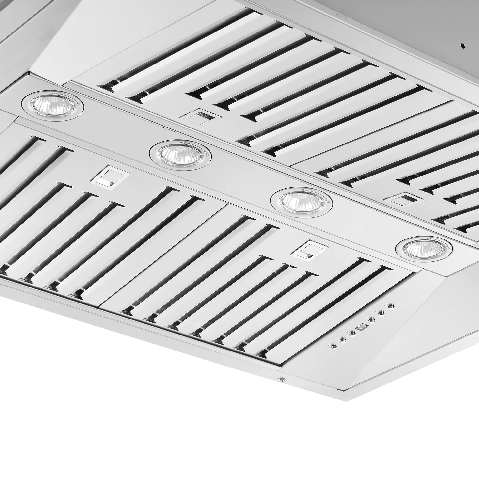 Forno Altilia 36-Inch Insert Range Hood, Stainless Steel, LED Lighting, Baffle Filters FORNO