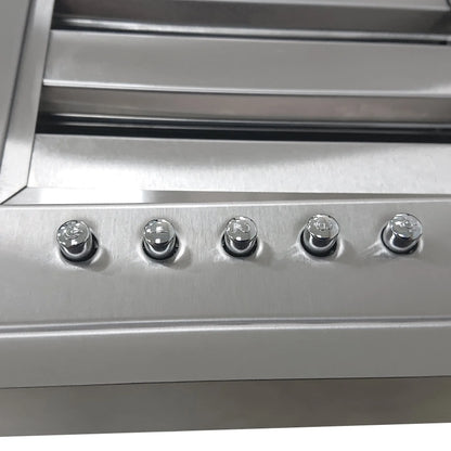 Forno Frassanito 30-Inch Insert Range Hood, 450 CFM, Stainless Steel Baffle Filters, LED Lighting FORNO