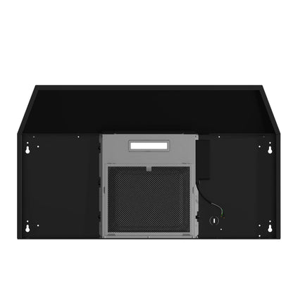 Forno Cappa 30-Inch Under Cabinet Range Hood, Black, 200 CFM, Convertible, LED Lighting FORNO