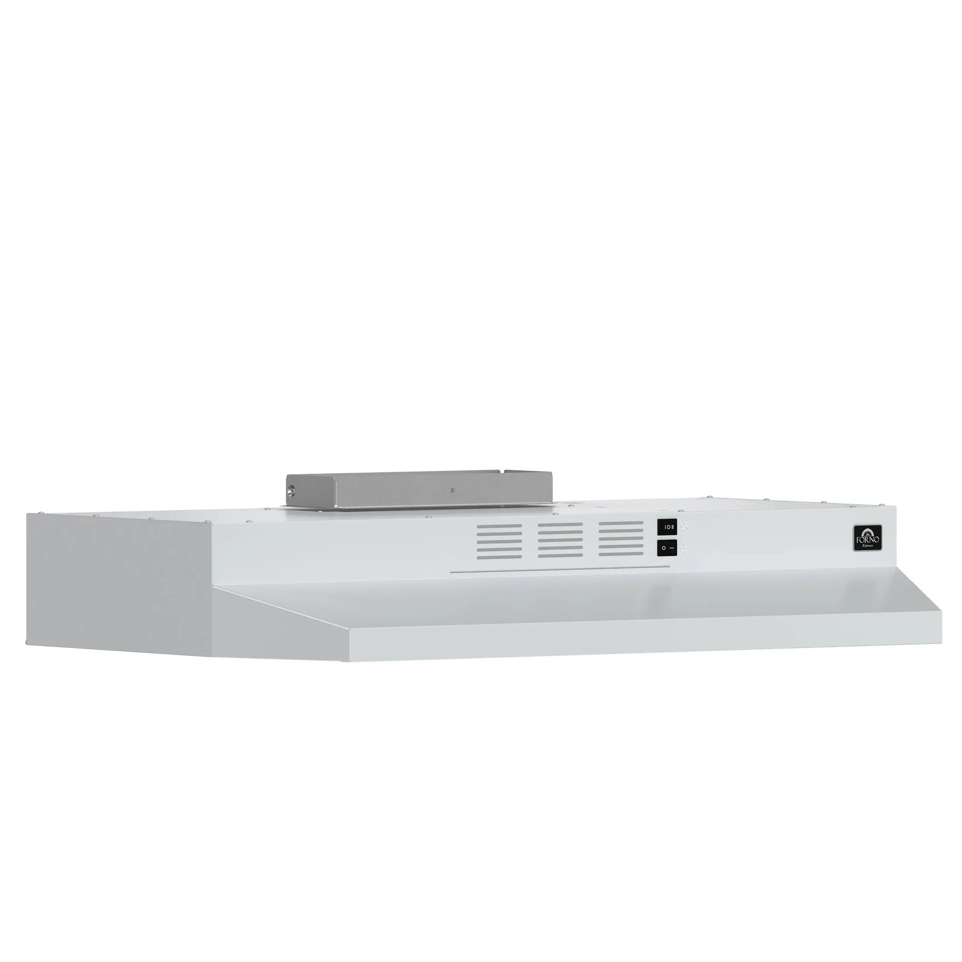 Forno Cappa 30-Inch Under Cabinet Range Hood, White, 200 CFM, Convertible, LED Lighting FORNO